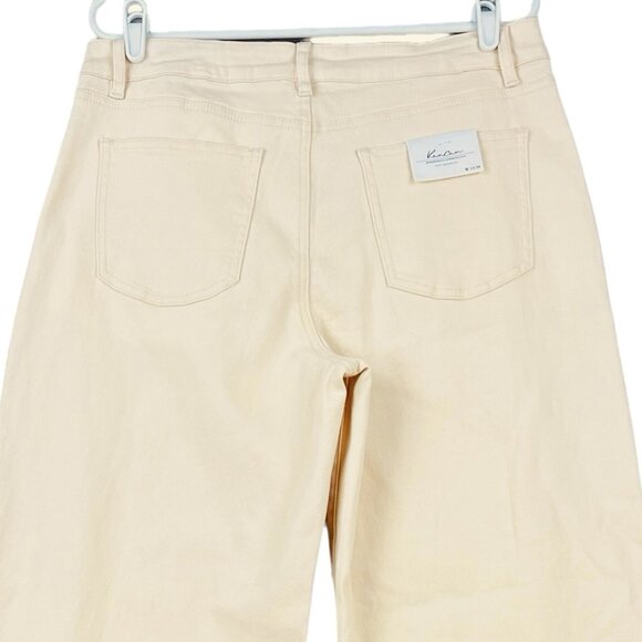 Kancan Women's Stretch Wide Leg Natural Pants Size 13/30 (34x29) High Rise NWT - Picture 6 of 11